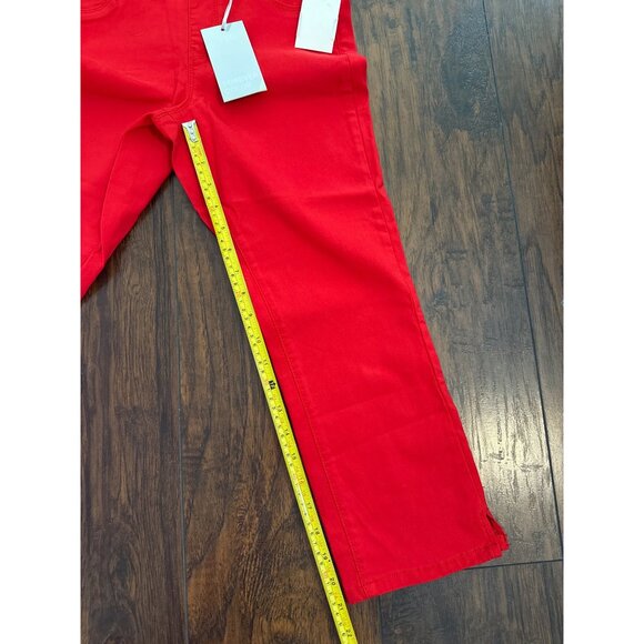 YMI Hyperskin Ruby Red Skinny Capri Pants Small Stretch Fit - Picture 6 of 6